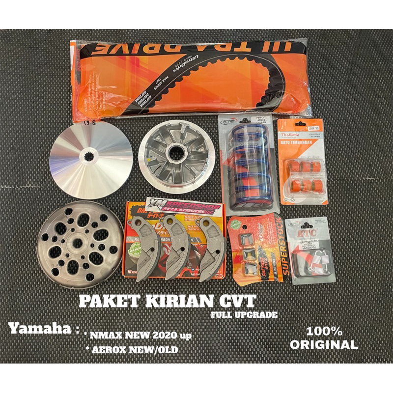Paket kirian cvt full Yamaha nmax new 2020 2023 Aerox old Aerox new