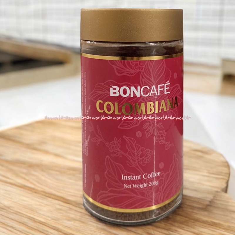 

Boncafe Colombiana 200gr Instant Coffee Bon Cafe Kolom Biana Bubuk Kasar Kemasan Kaleng Botol Merah Kopi Instan Bon Kafe Kolombiana 200 gram