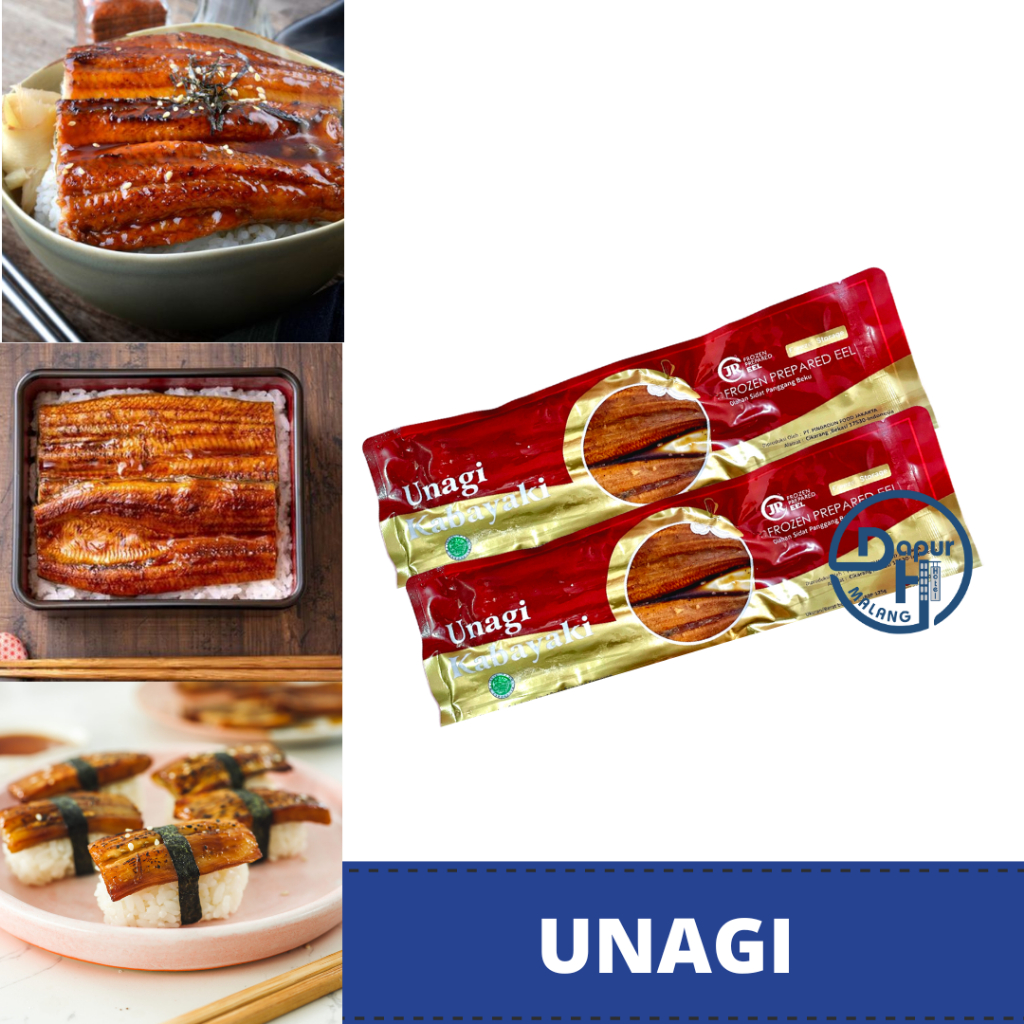 

UNAGI KABAYAKI Belut Panggang 200 g Halal │ Ikan Sidat Bakar Berbumbu untuk Sushi--MLG