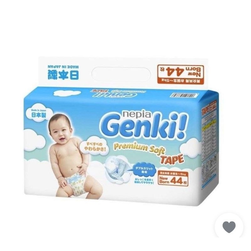 Pampers Genki Tape NB Isi 44 pcs