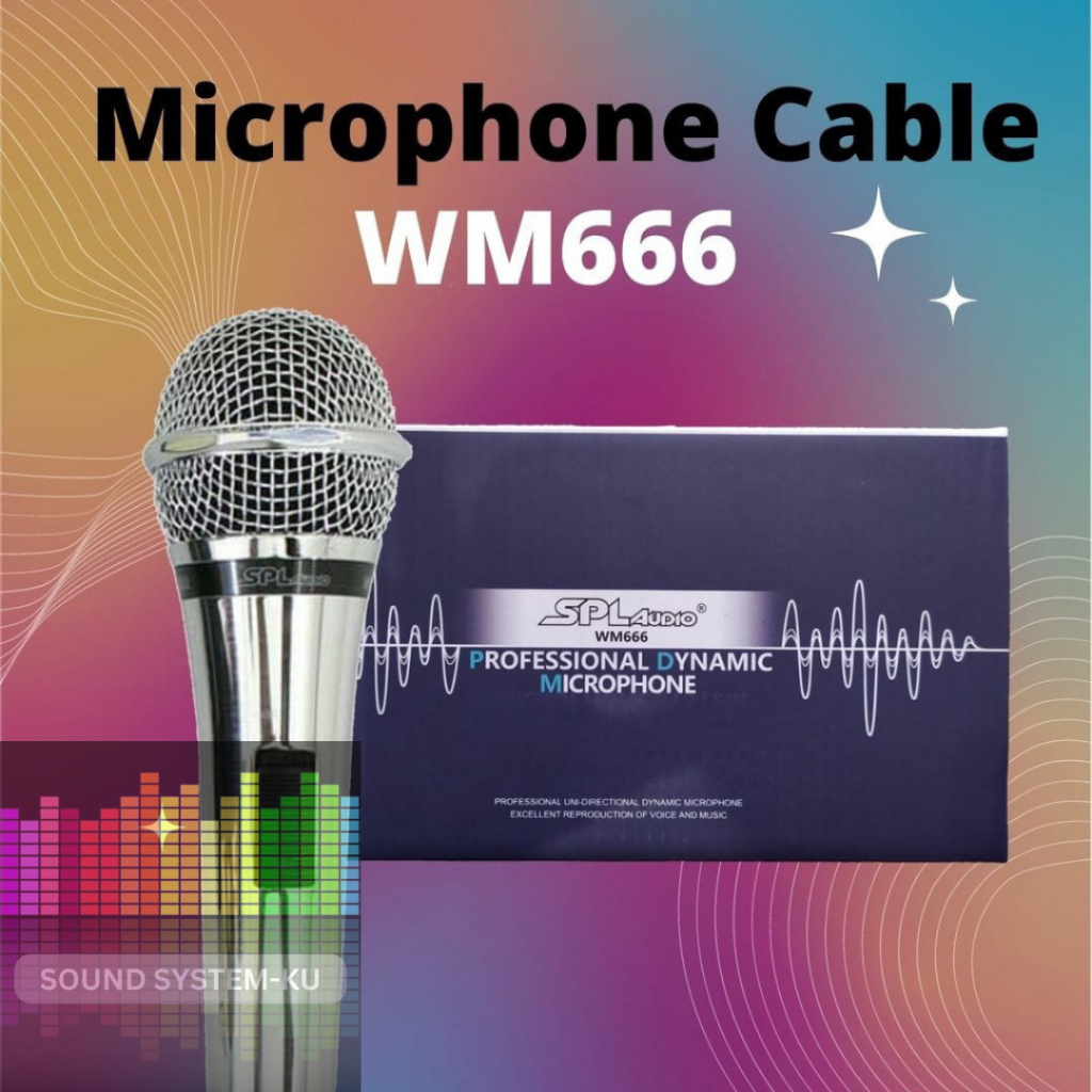 MIC MICROPHONE KABEL SPL AUDIO WM-666