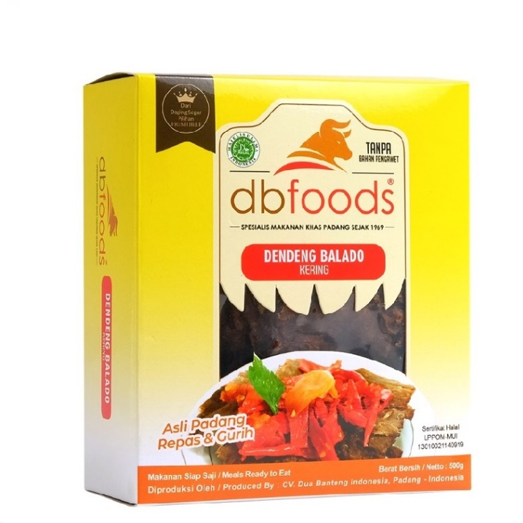 

Dendeng Balado Kering Dbfoods 250gr Asli Padang