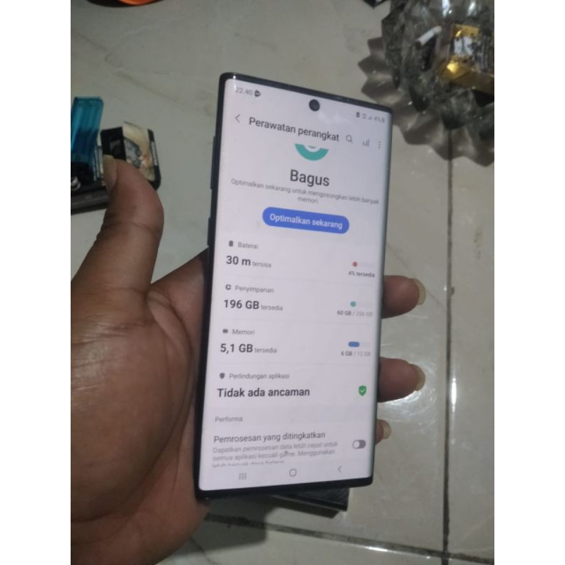 Samsung note 10 5g 12/256gb