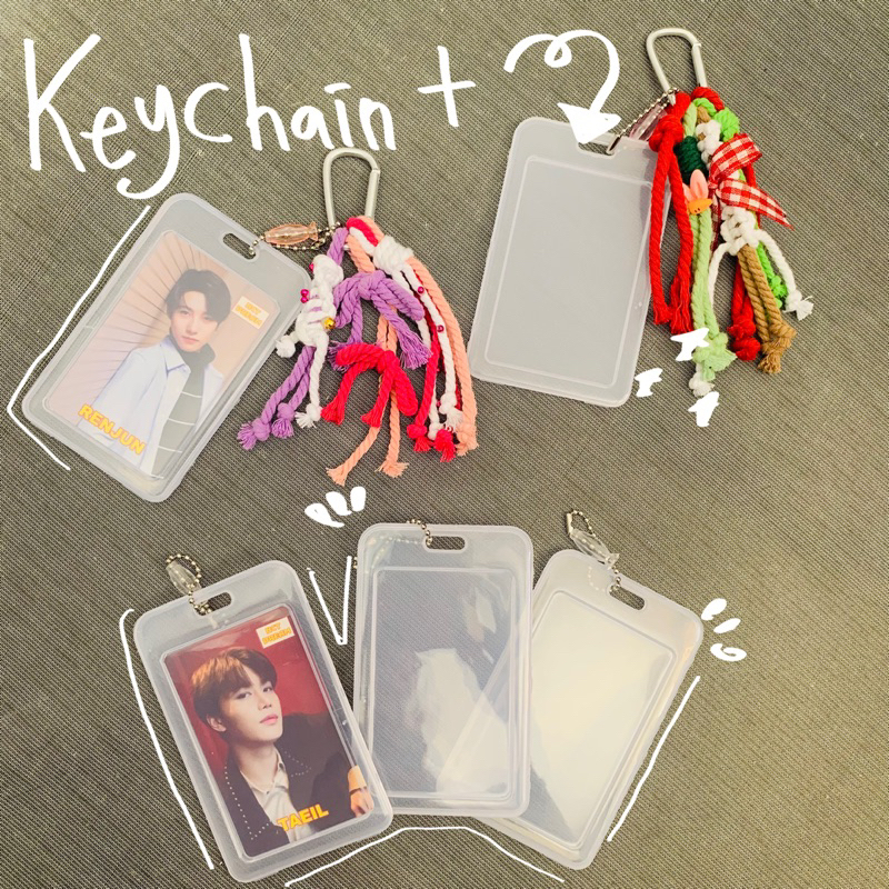 KEYCHAIN KOREA / KEYCHAIN CARD HOLDER / KEYCHAIN CARD HOLDER / GANTUNGAN PHOTOCARD KOREA