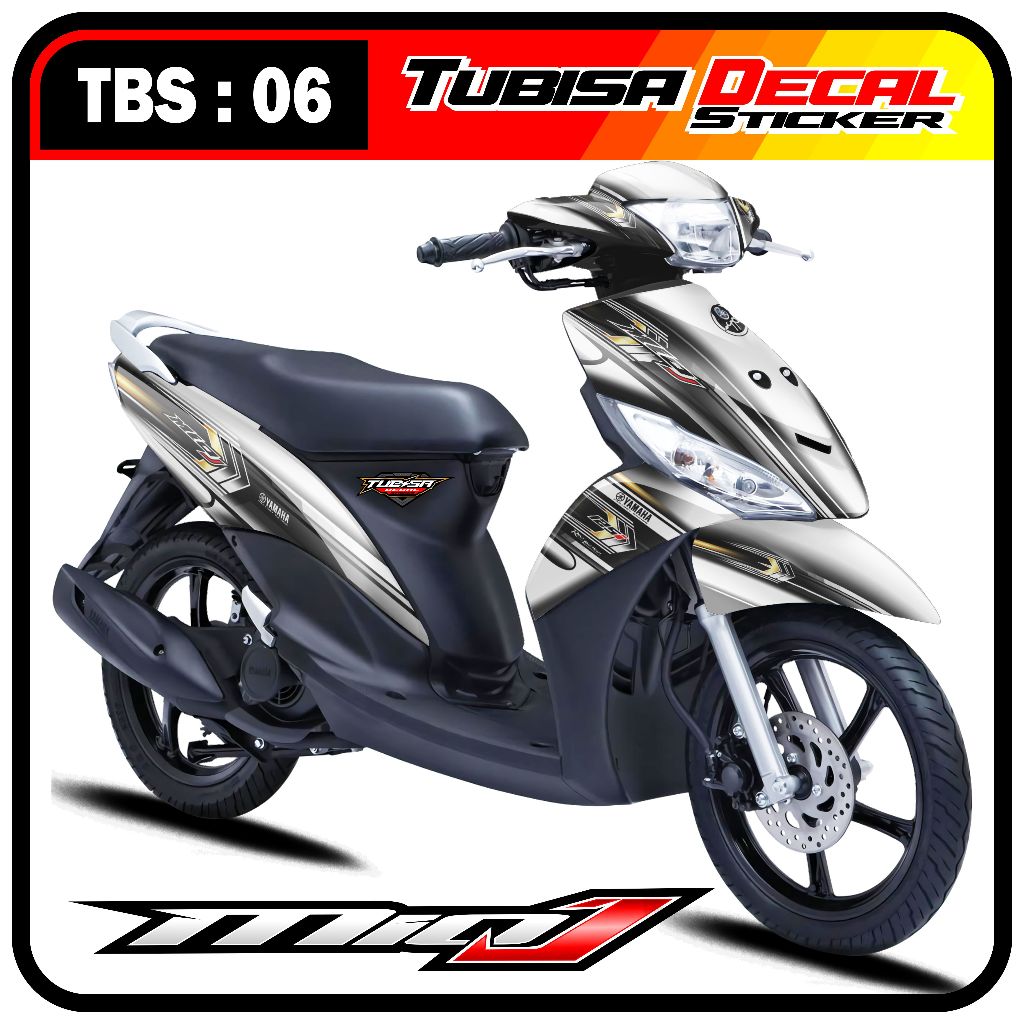 Decal Sticker Full Body Yamaha MIO J - Dekal Stiker Striping Motor MIO J Premium Racing. TBS.06