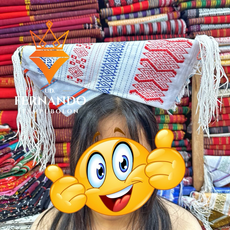 Bulang Pengantin Adat Batak Simalungun Premium Kain Tenun Asli Tangan Pakaian Tradisional Kondangan 