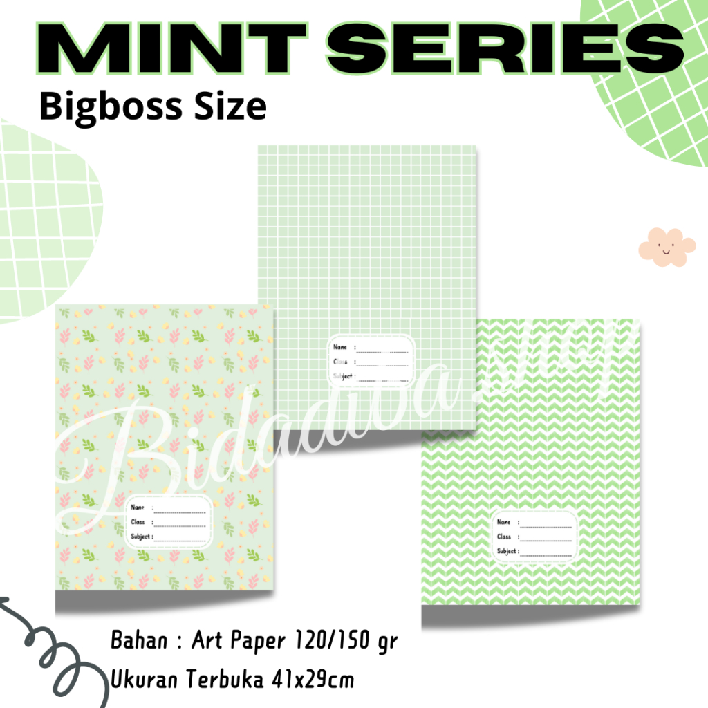 

B5 BIGBOSS 6PCS Sampul Buku Bigboss / Sampul Buku Aestetik / Sampul Buku Campus / Sampul Buku Unik