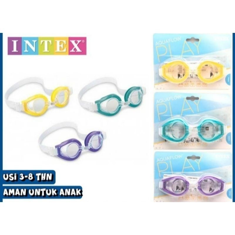 Intex Kacamata Renang Anak Kacamata Renang Intex Play Goggles 55602 Kaca Mata Renang Anak