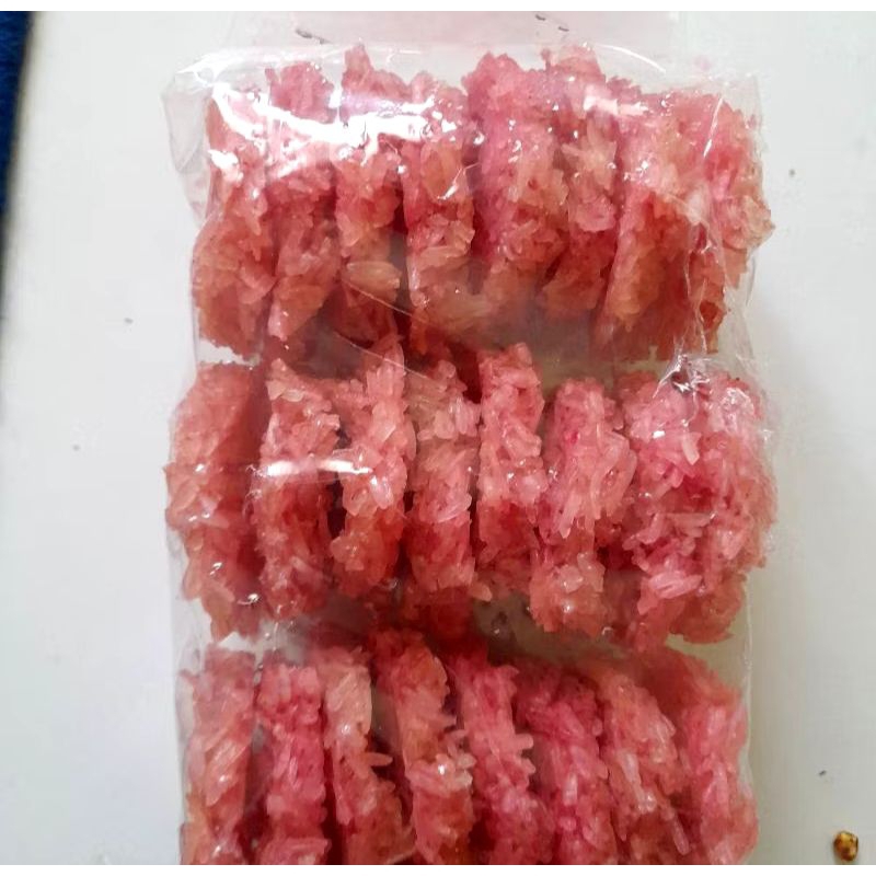 

Rengginang mentah terasi dan ketan hitam 24 pcs