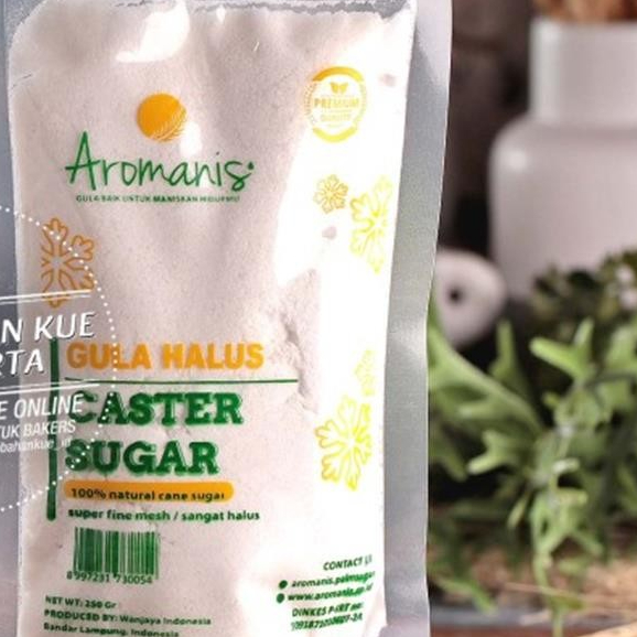 

Aromanis CASTOR Sugar Cane 250gr ASLI Gula Kaster Halus Fine Caster