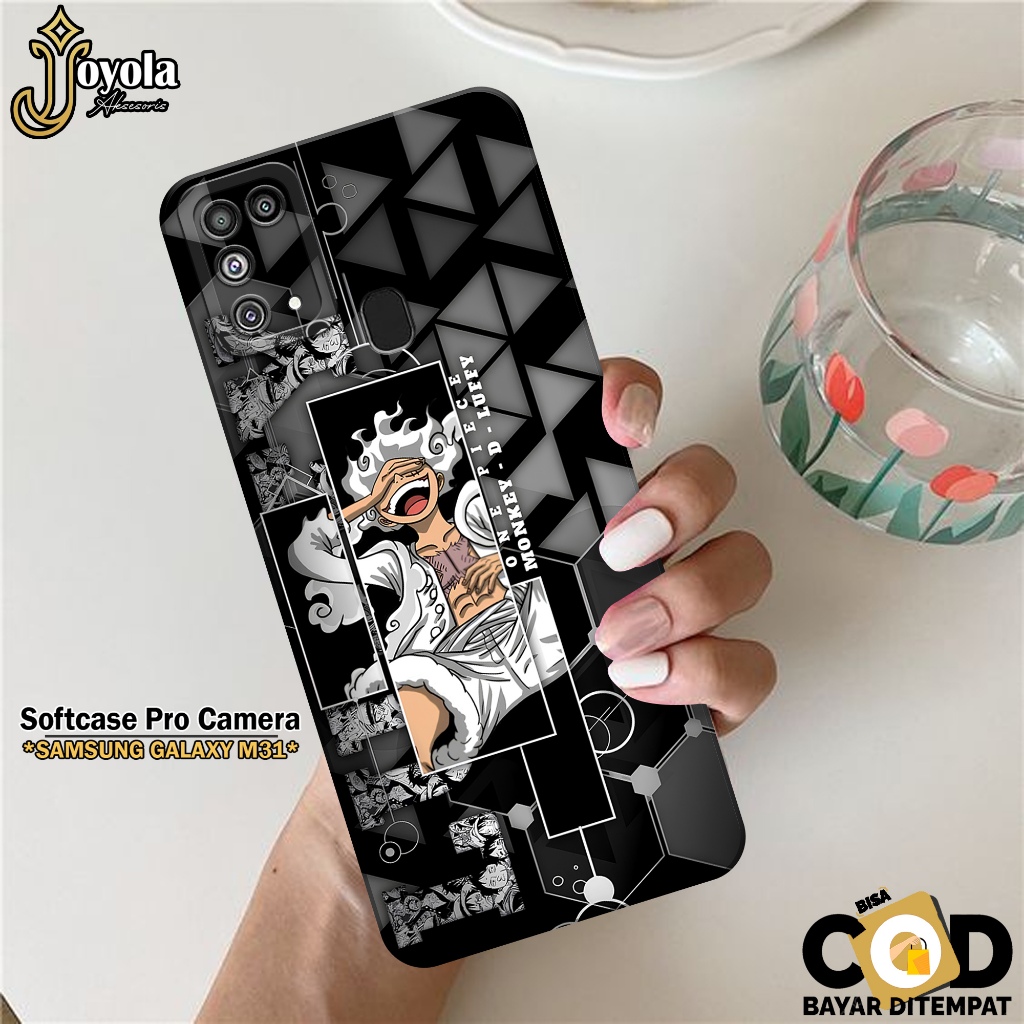 JOYOLA Case Samsung Galaxy M31 - Fahion Case Anime - Softcase Samsung Galaxy M31 - Pro Camera - Casi