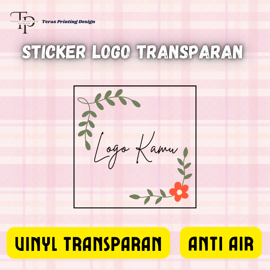 

Cetak Stiker Transparan/Kotak/ Custom / Label Stiker Botol Minuman Produk Makanan Kemasan