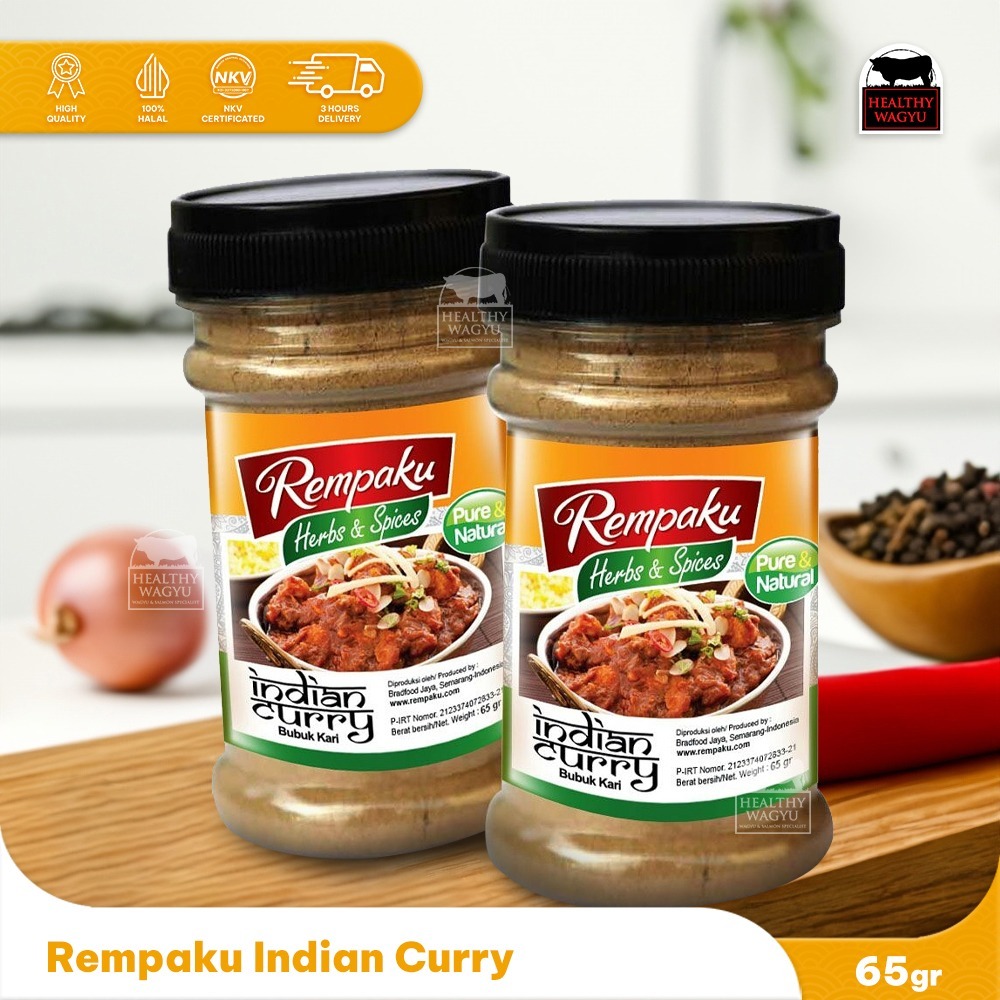 

Rempaku Indian Curry / Bumbu Kari India / Premium Quality Healthy Wagyu