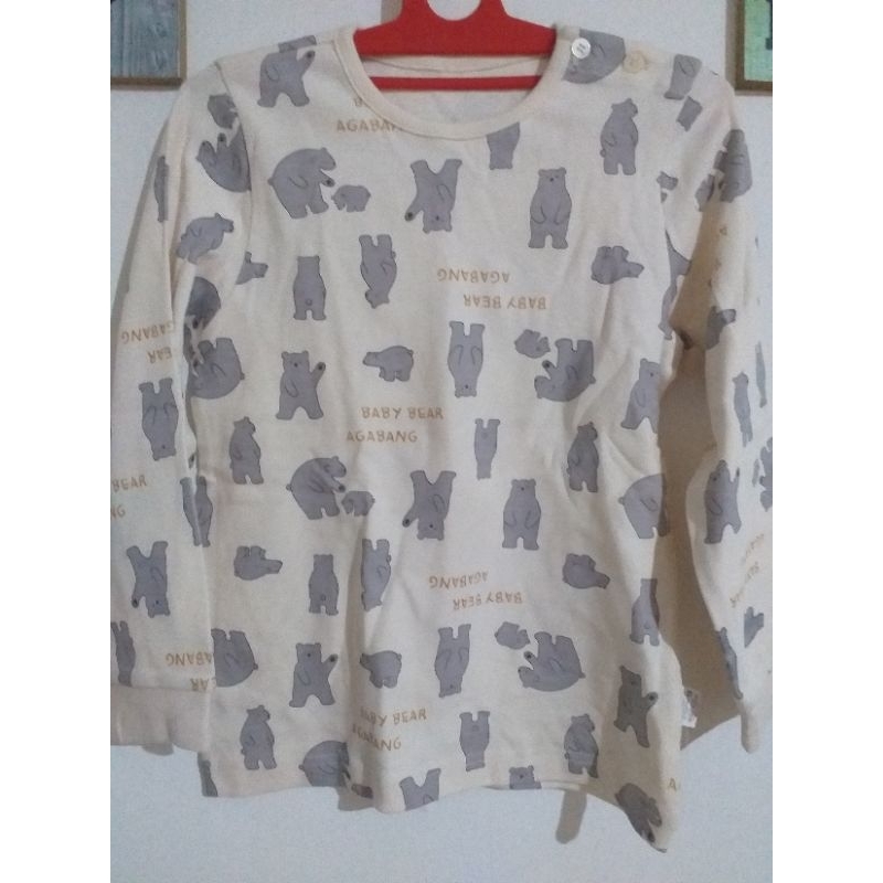 SALEREJECT NODA Kaos/Baju Anak,bayi Korea Agabang (Atasan saja) sisa export..original size 110,LD 30