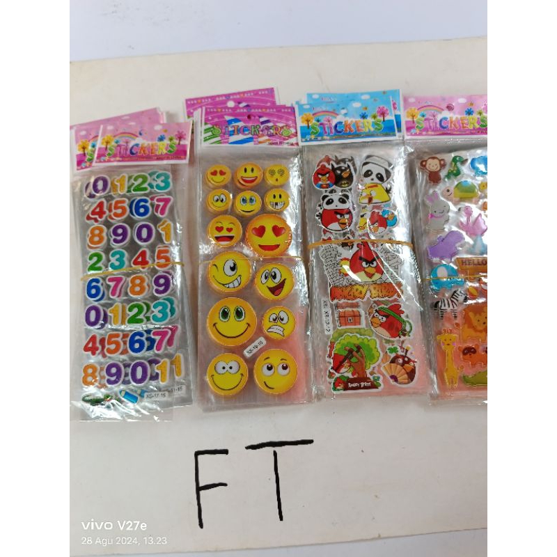 

Stiker timbul pendek 20 pcs