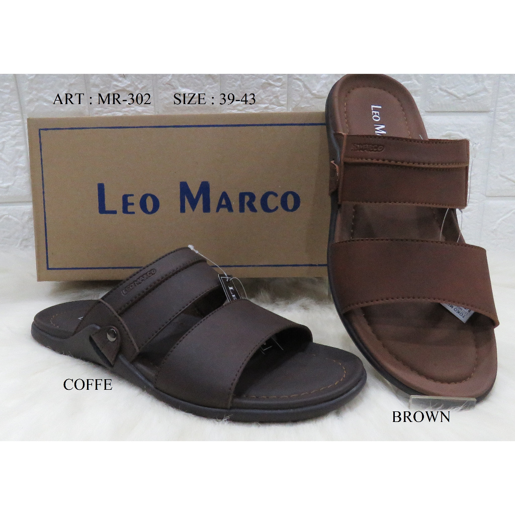 SANDAL PRIA KULIT MEREK LEO MARCO ART MR-302 PRICE RP 238.000 BRAND ORIGINAL