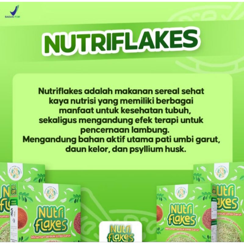 

PROMO 3 BOX NUTRIFLAKES SEREAL UMBI GARUT SOLUSI ASAM LAMBUNG
