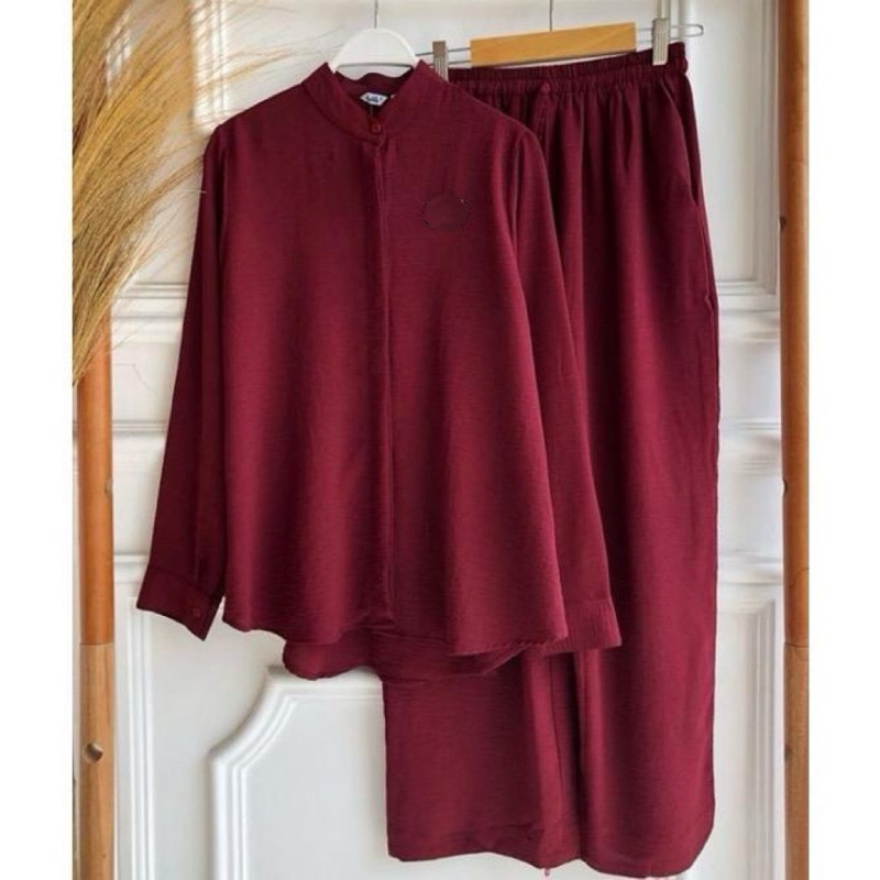 Setelan Wanita Lebaran Wanita Stelan Tunik 1 Set Lebaran 2026 Set Wanita Lebaran 2026 Seyelan Cod 20