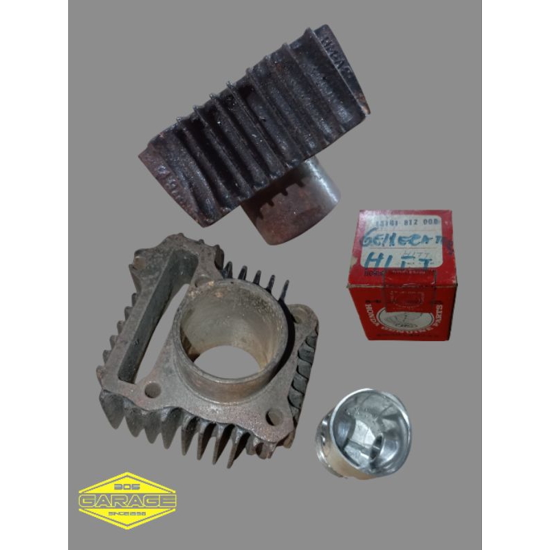 boring block blok seher secker honda pc50 honda sayur 49cc nos HM-A2 Original tanpa ring seher realp