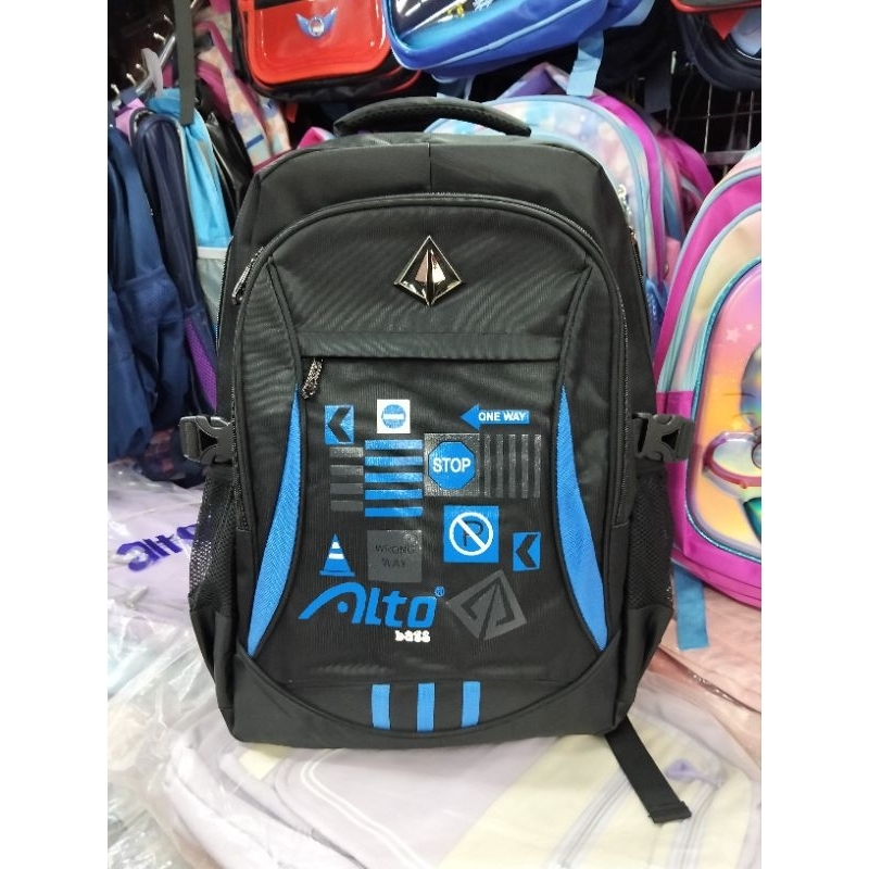 Tas Ransel Alto anak sekolah/ransel alto hitam anak sekolah sd - smp - sma