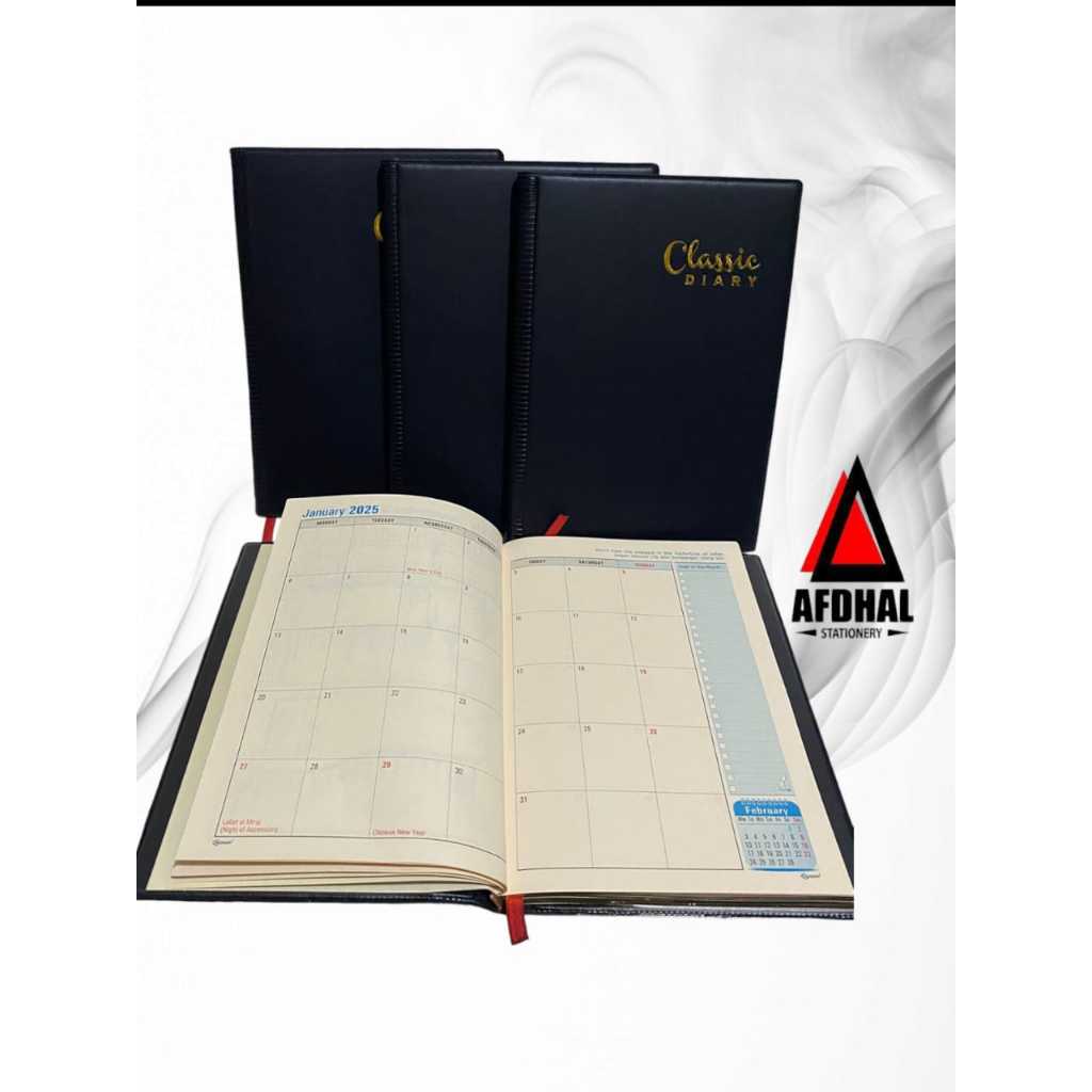 

NEW BUKU AGENDA CLASSIC DIARY TAHUN 2025 - CLASSIC