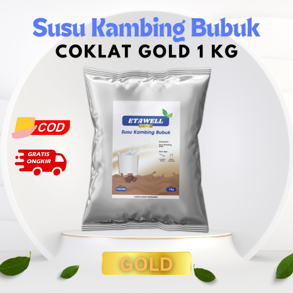 

Etawell Gold - Susu Kambing Bubuk Cokelat 1000 Gr