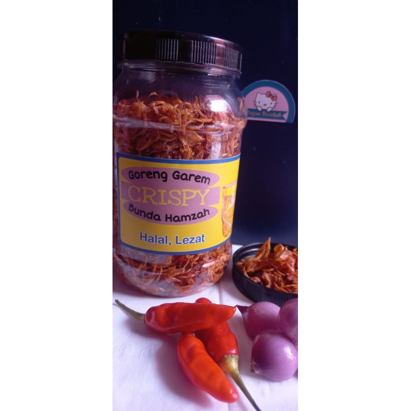 

GORENG GAREM dari bawang asli isi 80gr