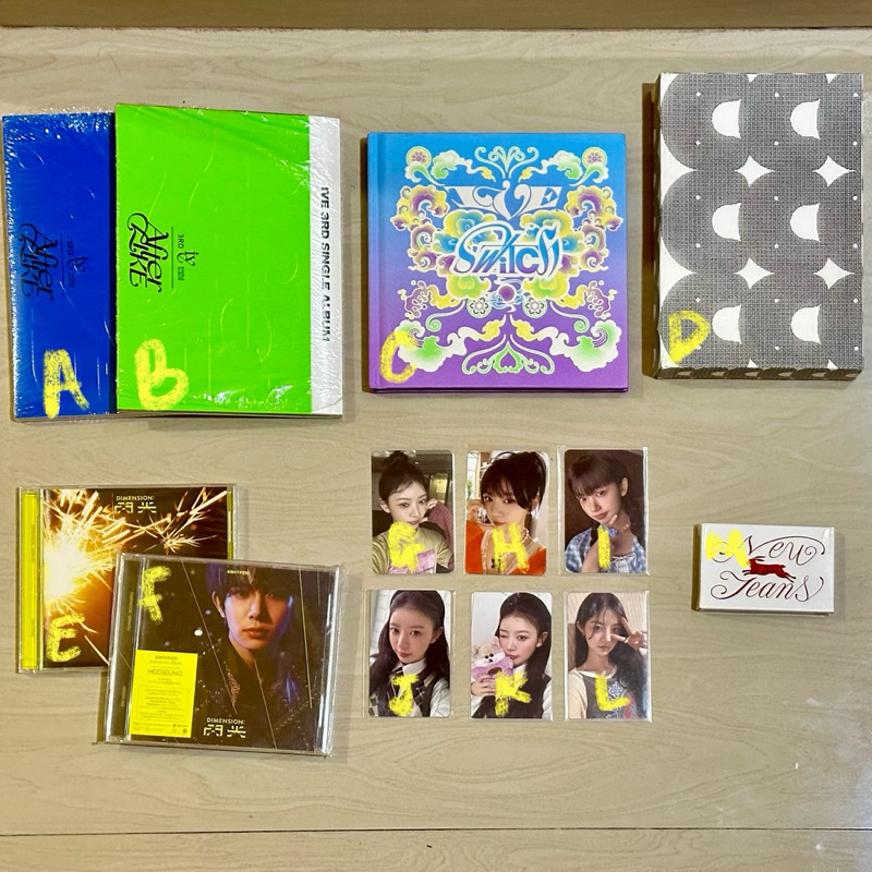 OFFICIAL ALBUM ONLY UNSEALED ENHYPEN NEWJEANS IVE AFTER LIKE SWITCH GET UP SENKOU MOKA MINJU ILLIT M