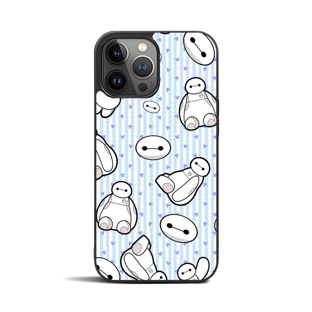 CASING iPhone 5 6 7 8 SE X XR XS 11 12 13 14 15 16 Pro Max Mini Plus CASE Baymax Pattern Cute 2