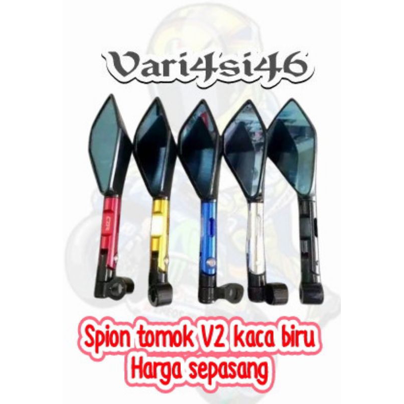 SPION TOMOK V2 KACA BIRU FULL CNC