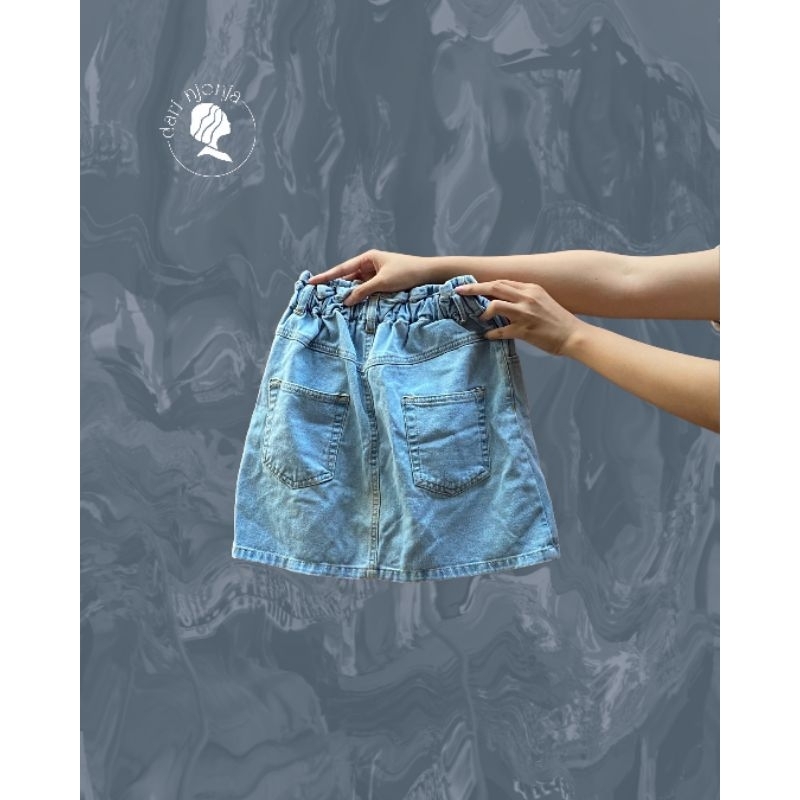 PRELOVED - Denim Skirt COLORBOX JEANS