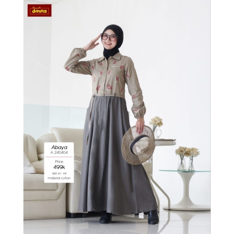 DANNIS 2026 Abaya Dewasa Size L, XL IDR 499.000