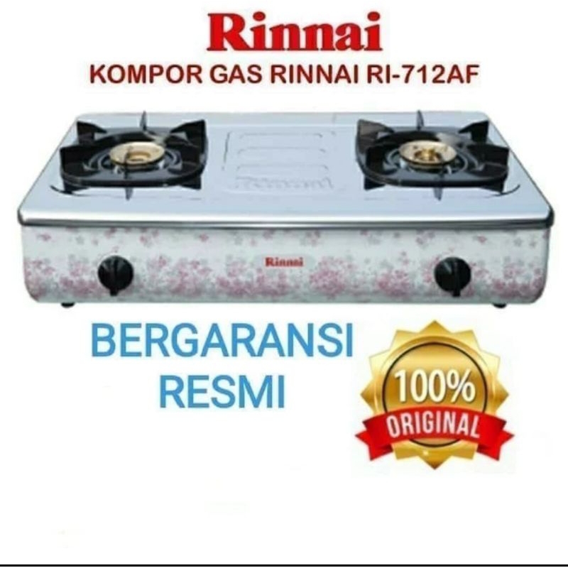 Kompor Gas Rinnai RI-712AF / RI 712 AF / RI 712AF jumbo