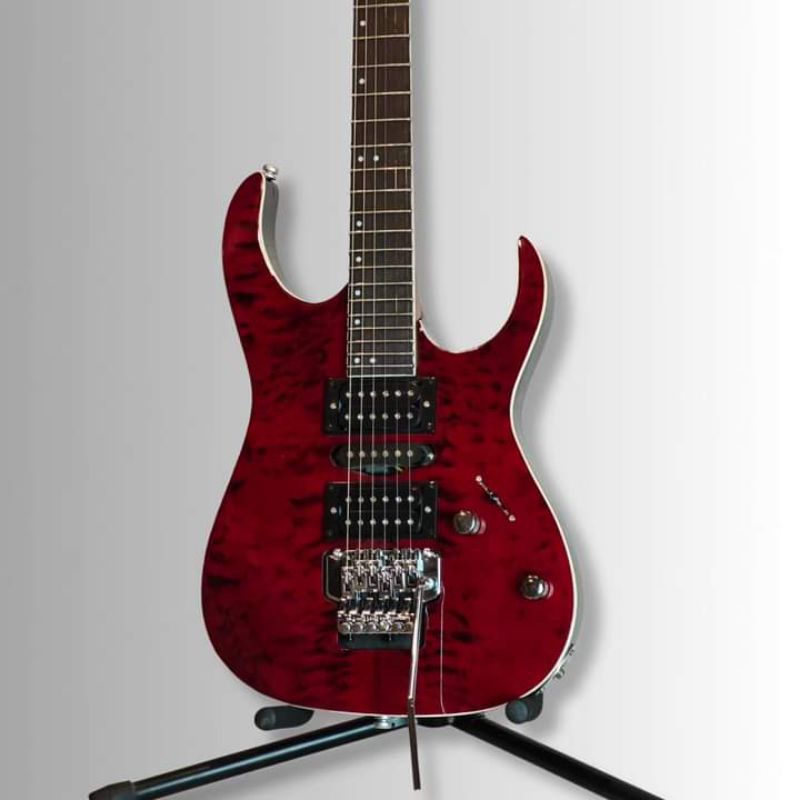Gitar Elektrik Listrik Ibanez Premium Red Rg Updown