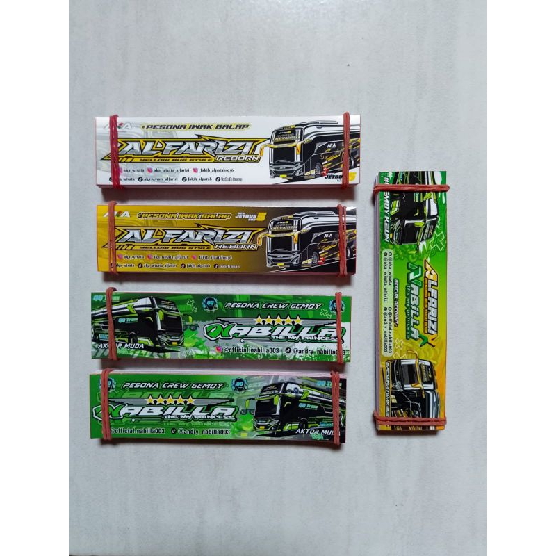 

Stiker bus aka Alfarizi x Nabila jetbus 5