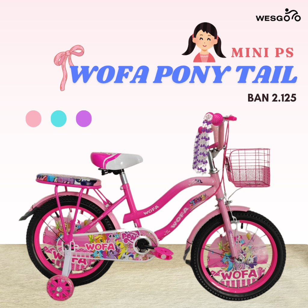 SEPEDA ANAK PEREMPUAN "MINI PS"