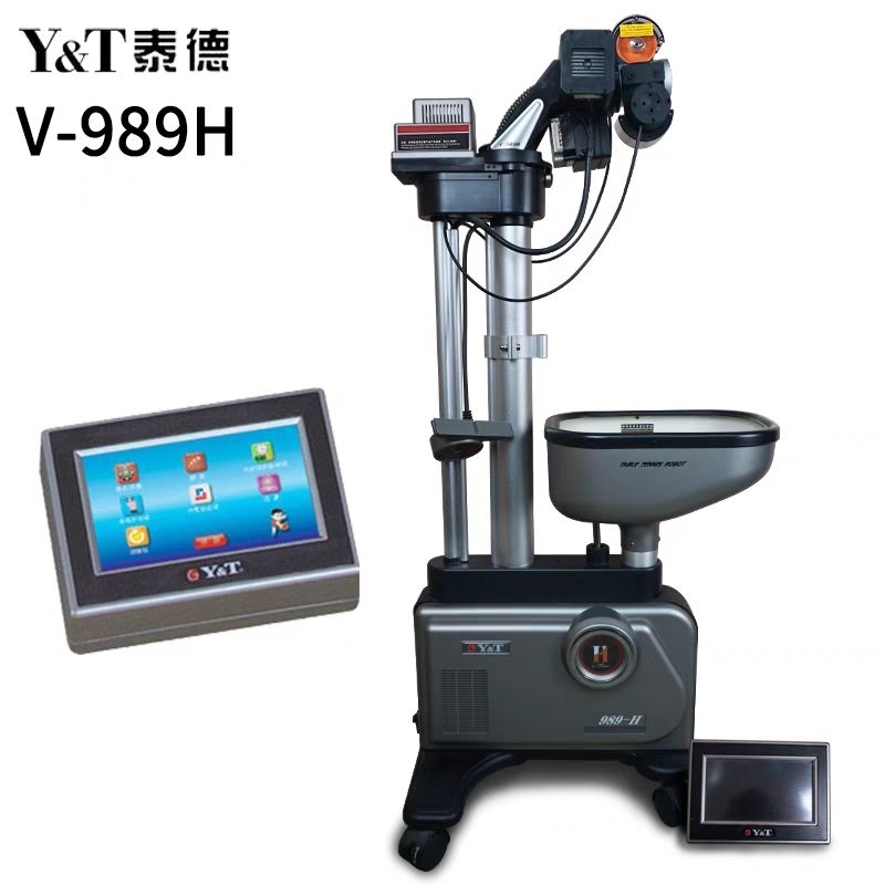 Robot pong Y&T V989H mesin peluncur bola pingpong tenis meja