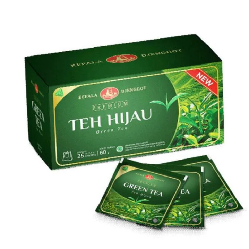 

Teh hijau kepala jenggot djenggot premium green tea celup isi 25