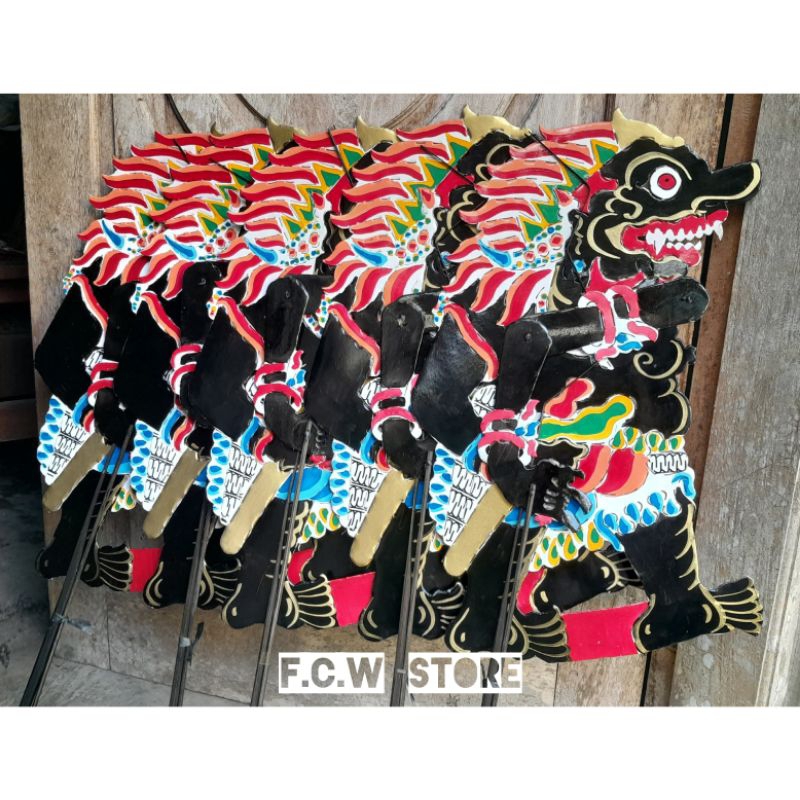 Buto Rambut Geni Wayang kertas