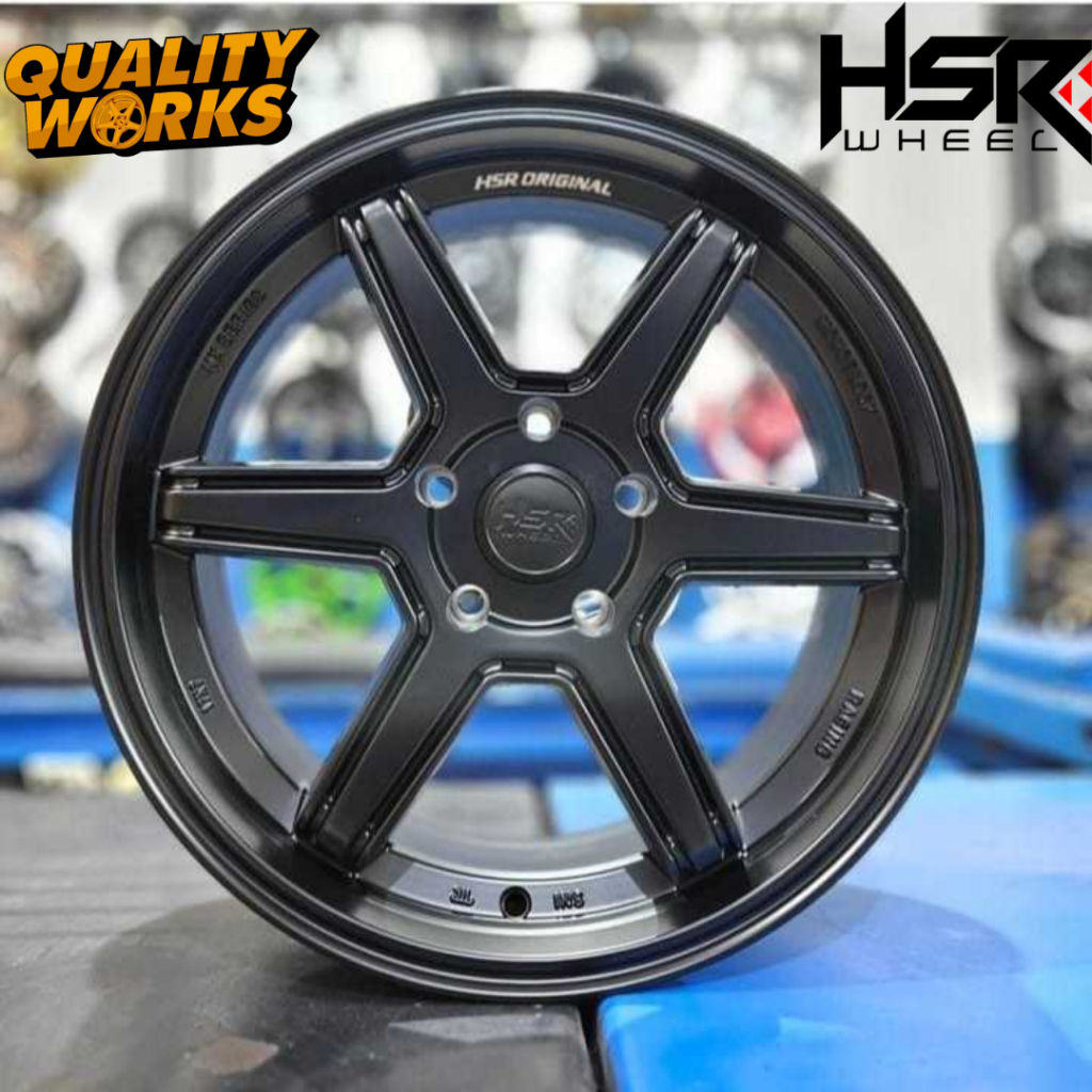 Velg Hrv Ring 17 veleg Mobil R17 inch Pcd 5x114,3 Hitam Dop Hsr Minas Pnp Xpander, Stargazer