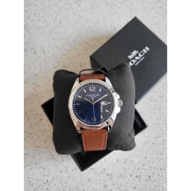 Ready Coach Greyson Quartz Blue Dial Men's Watch 14602585 - **