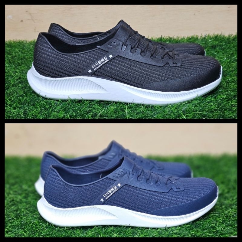 Sepatu slip on karet pria sepatu kerja anti air sepatu anti slip