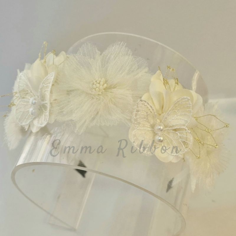 Mahkota Bunga Pengantin Flower Crown Bando Bunga