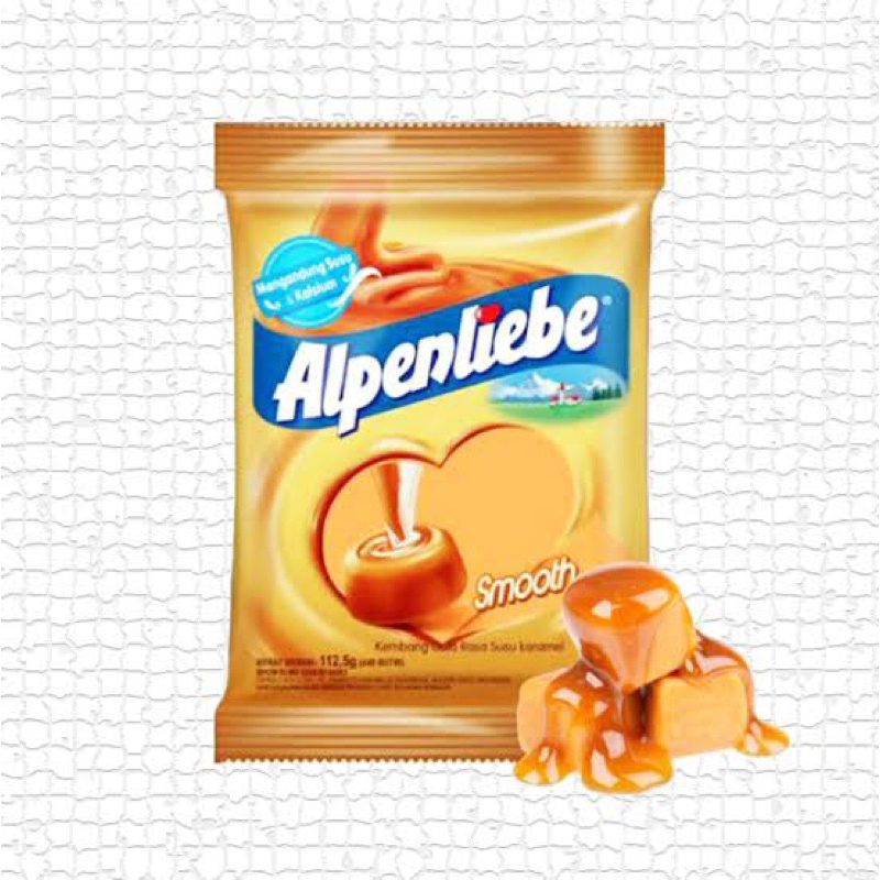 

Alpenliebe Caramel Smooth Pack 112.5g - Permen Rasa Karamel Susu 1pcs