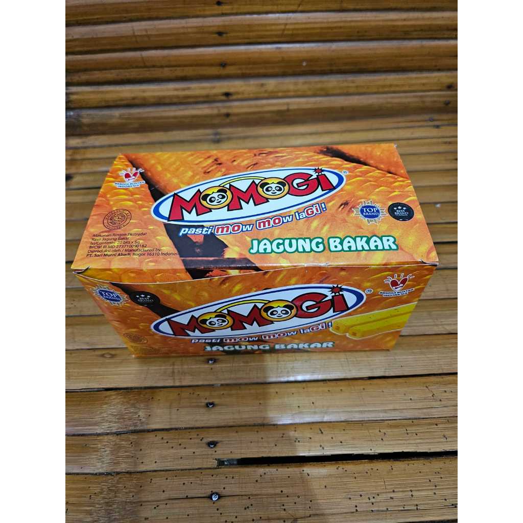 

Momogi Snack Rasa Jagung Bakar 1box isi 20pcs