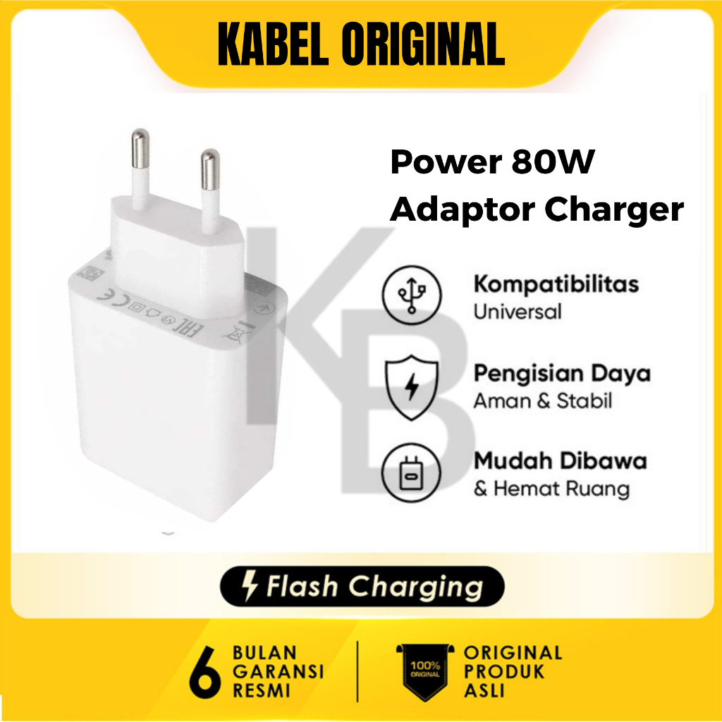 Charger 80W R3ALME SUPERDART ORIGINAL