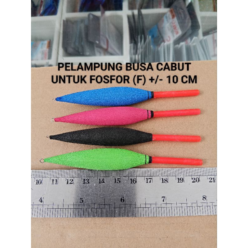 Pelampung Pancing Busa untuk Fosfor