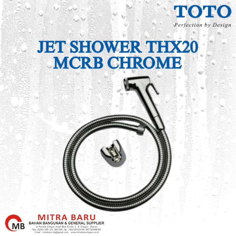 Toto THX20 MCRB Flexible House Jet Shower / JET SHOWER TOTO THX 20 MCRB