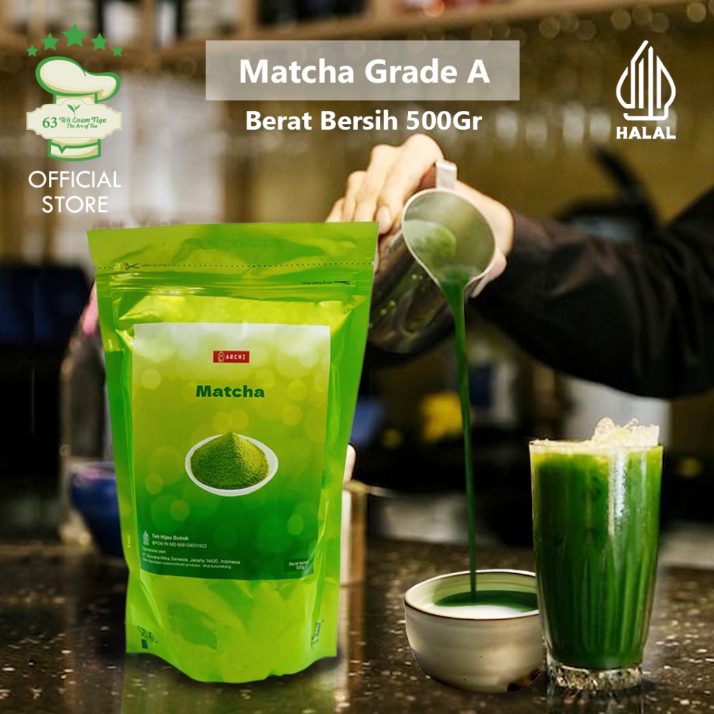 

Teh 63 - ARCHI Matcha Premium Grade A 500gr - Food Service