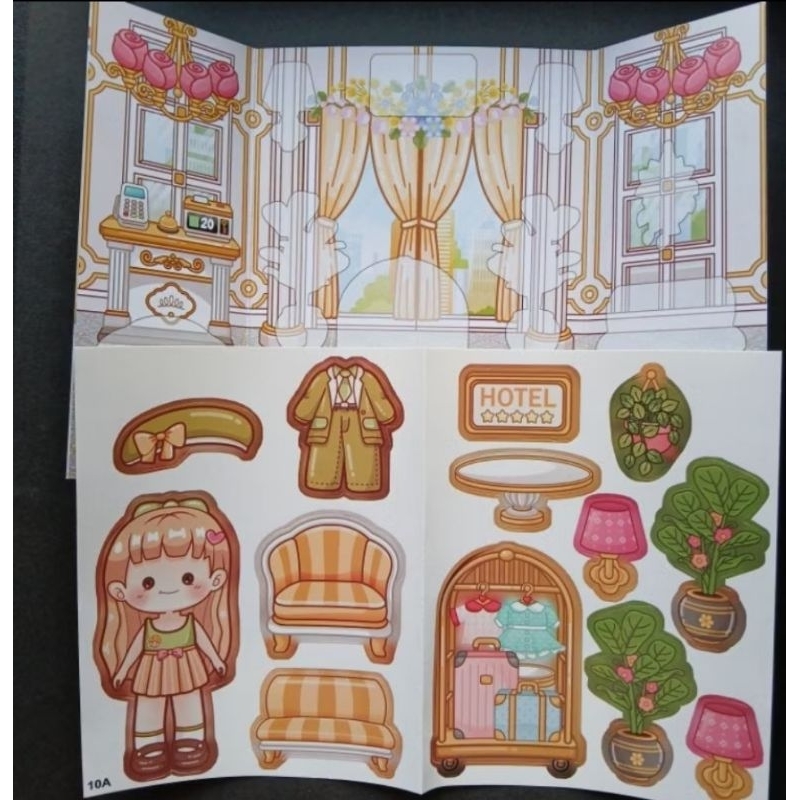 

sticker bp dress up ruangan my funny house & activity / mainan stiker tempel